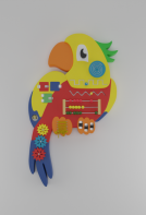 Бизиборд «Разноцветный попугай» - fgospostavki.ru - Хабаровск