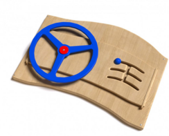 Дидактическая панель с автомобильным рулем - fgospostavki.ru - Хабаровск