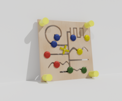 Тактильно-развивающая панель с лабиринтами - fgospostavki.ru - Хабаровск