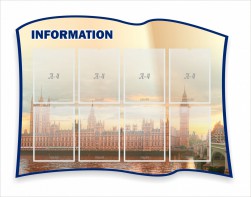 Стенд резной "Информация" Вариант 9 - fgospostavki.ru - Хабаровск