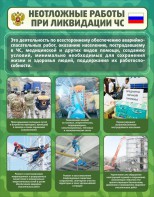 Стенд "Неотложные работы при ликвидации ЧС" - fgospostavki.ru - Хабаровск