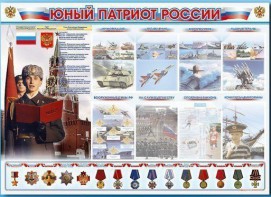 Стенд-уголок "Юный патриот России" - fgospostavki.ru - Хабаровск
