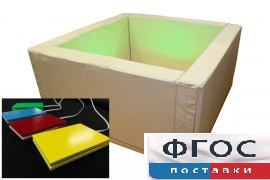 Сухой бассейн вибромузыкальный с клавишами управления (217х217х66 сантиметров) - fgospostavki.ru - Хабаровск