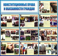 Стенд "Конституционные права и обязанности граждан" - fgospostavki.ru - Хабаровск