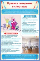 Стенд "Правила поведения в спортзале №1" - fgospostavki.ru - Хабаровск