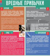 Стенд "Вредные привычки" - fgospostavki.ru - Хабаровск