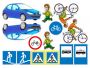 Магнитно-маркерная доска "Дорожные правила пешехода" с комплектом тематических магнитов - fgospostavki.ru - Хабаровск