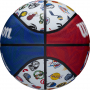 Мяч баскетбольный Wilson NBA All Team (размер 7, резина, тренировочный) - fgospostavki.ru - Хабаровск